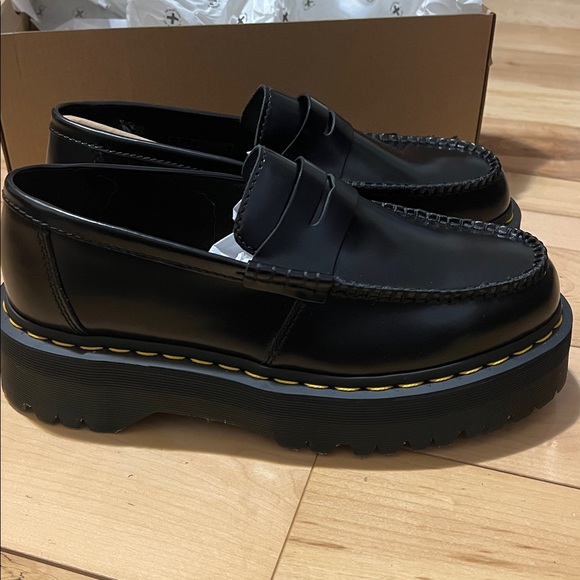 Dr. Martens Black Leather Loafers Penton II Quad - Picture 9 of 10